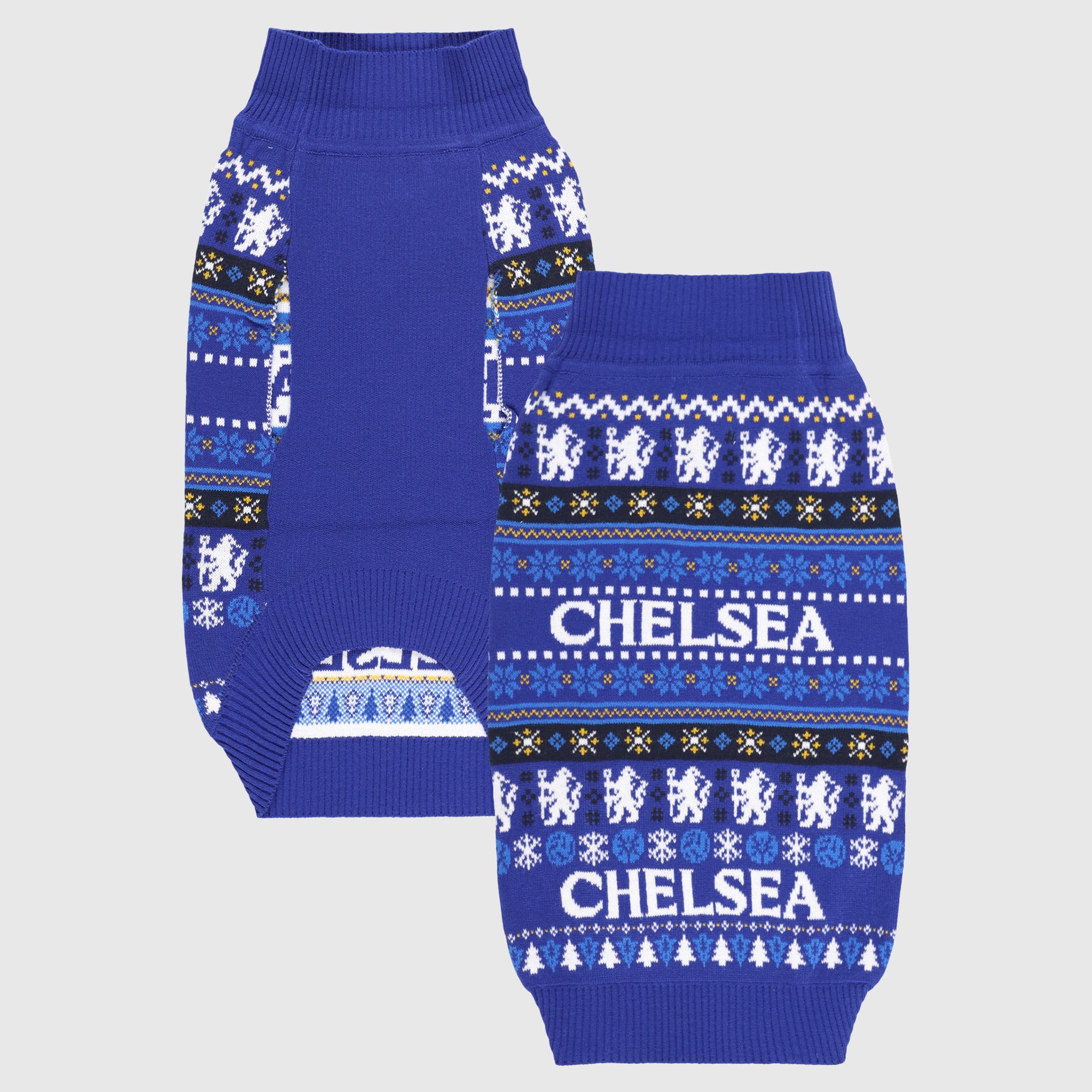 Pull festif pour chien Chelsea - Bleu