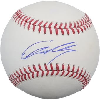Ethan Holliday Colorado Rockies Autographed Baseball