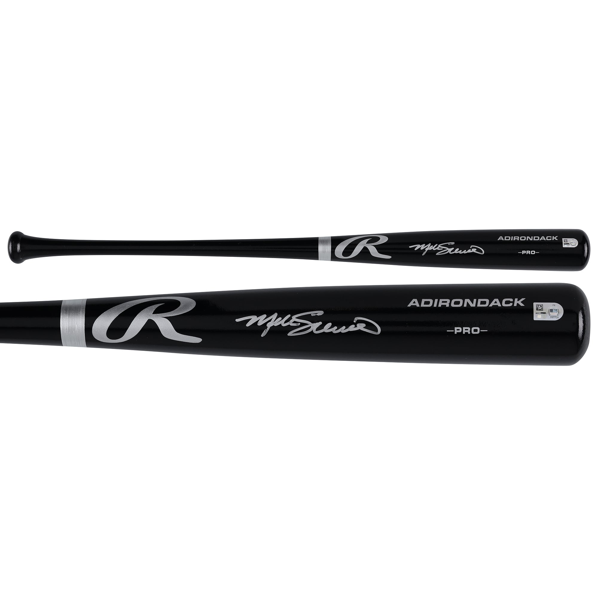 Mike Schmidt Philadelphia Phillies Autographed Black Rawlings Pro Bat
