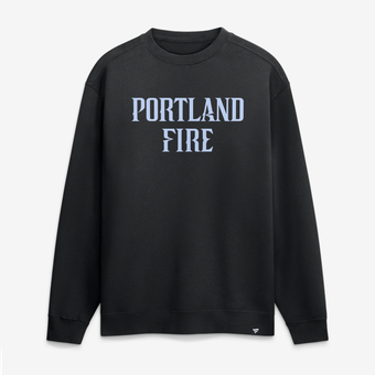 Men's Black Portland Fire Club Fleece Sweatshirt