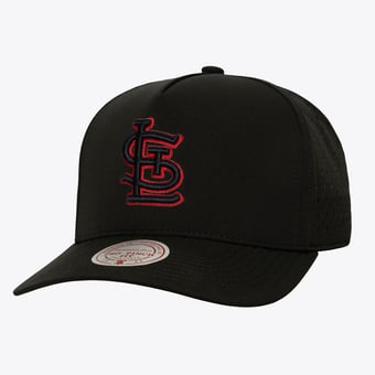 Men's Mitchell & Ness  Black St. Louis Cardinals Perfect Pop Pro Snapback Hat