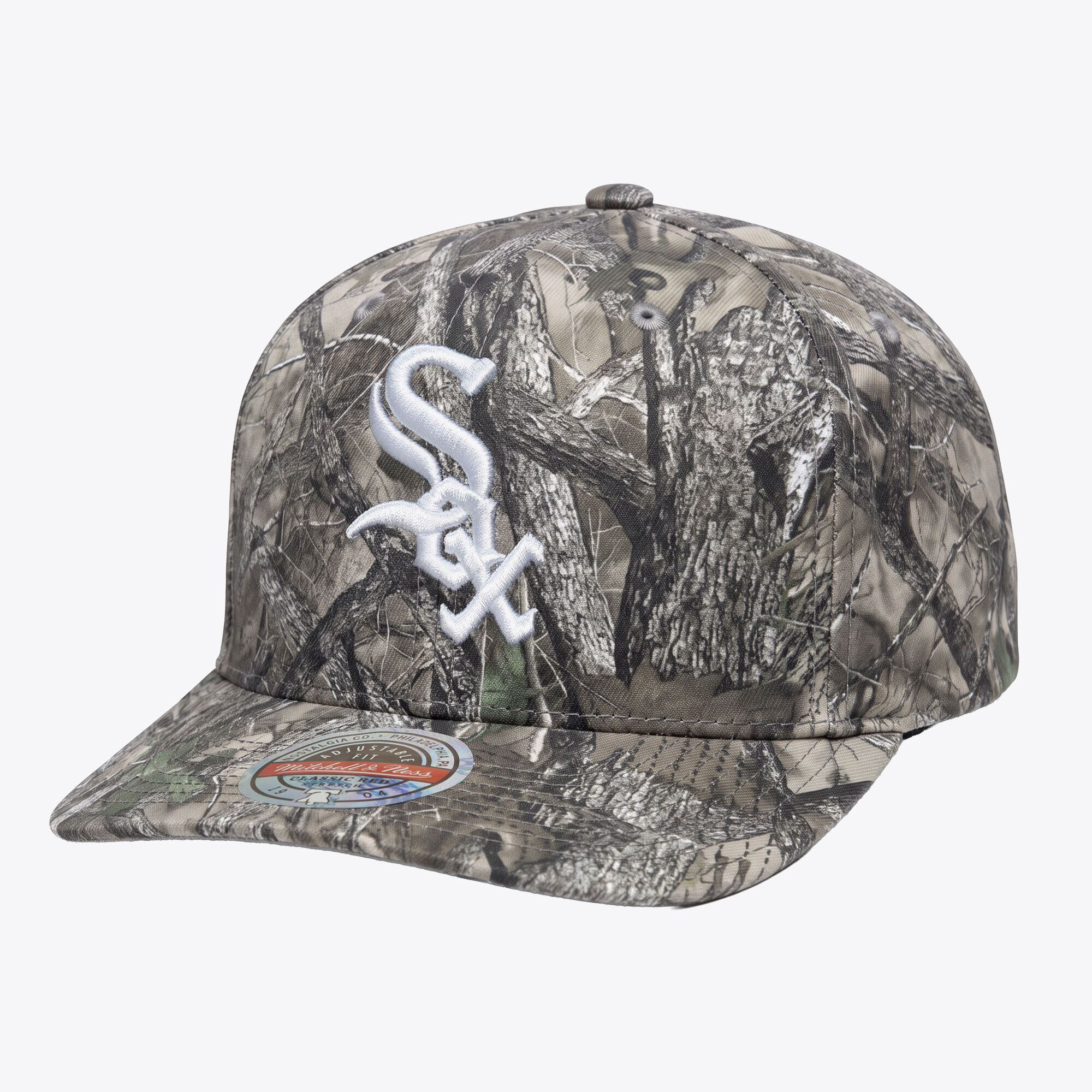 Men's Mitchell & Ness  Camo Chicago White Sox Timber Trail Snapback Hat