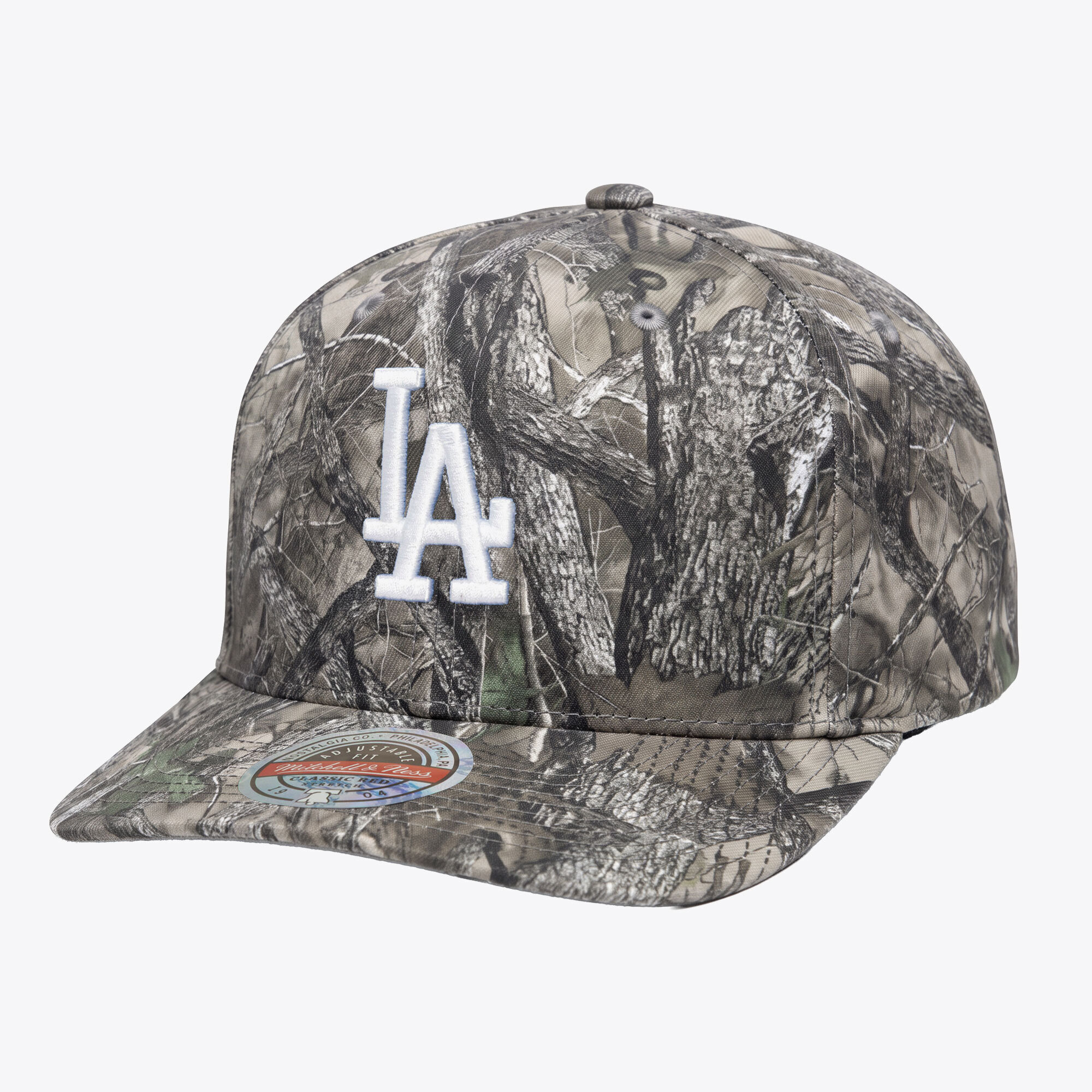 Men's Mitchell & Ness  Camo Los Angeles Dodgers Timber Trail Snapback Hat