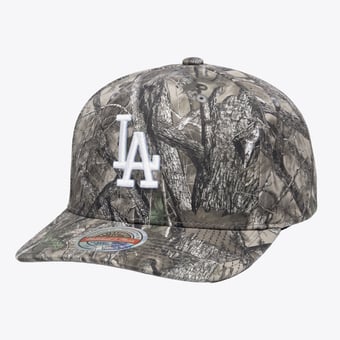 Men's Mitchell & Ness  Camo Los Angeles Dodgers Timber Trail Snapback Hat