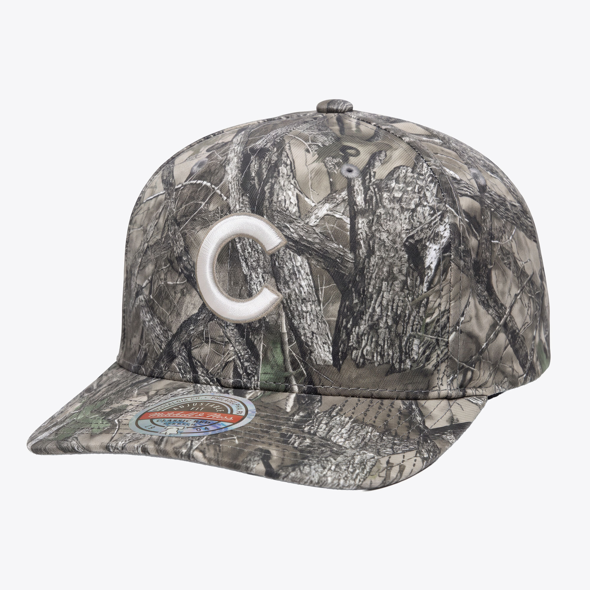 Men's Mitchell & Ness  Camo Chicago Cubs Timber Trail Snapback Hat