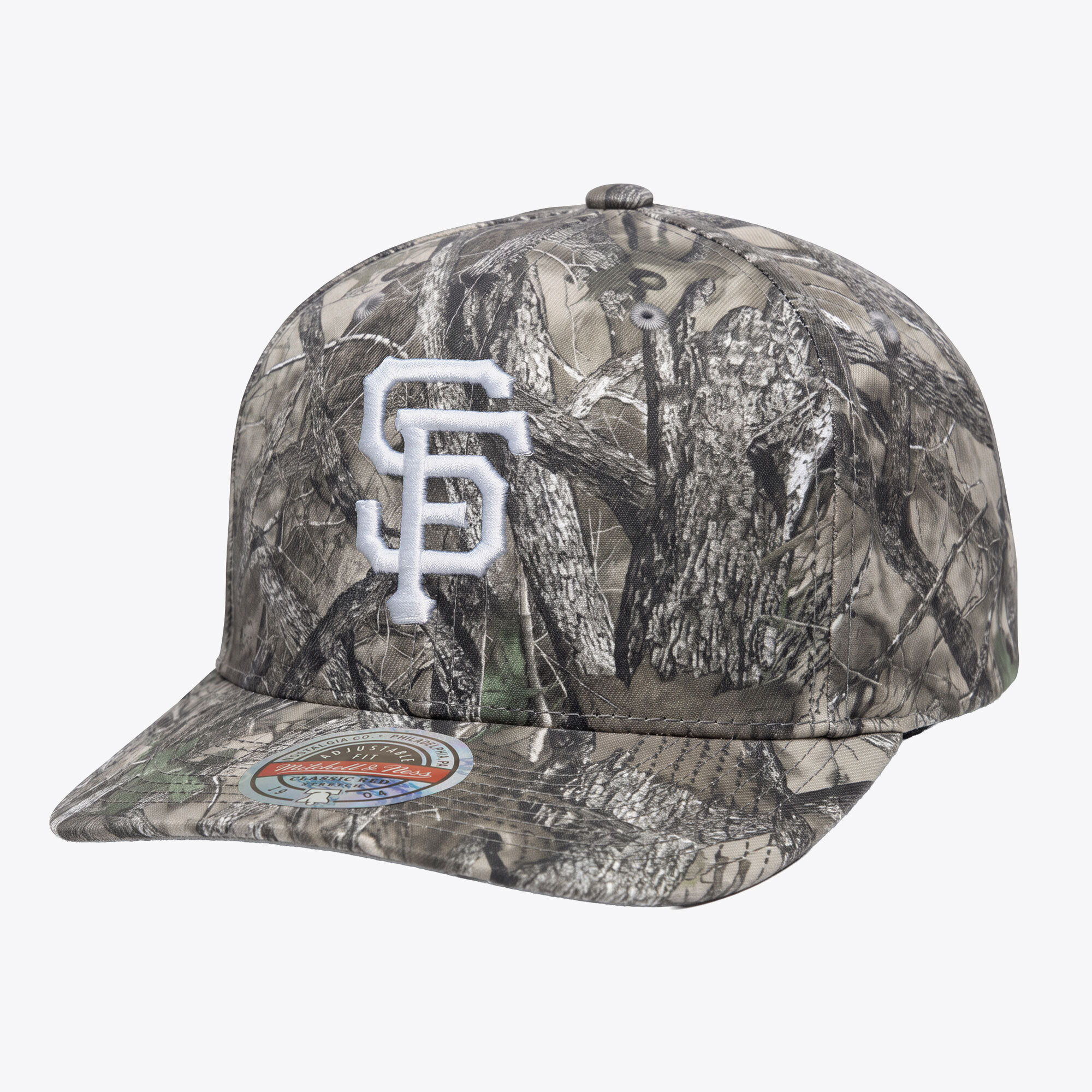Men's Mitchell & Ness  Camo San Francisco Giants Timber Trail Snapback Hat