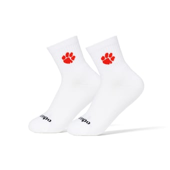 Unisex Del Campo White Clemson Tigers Quarter-Length Socks
