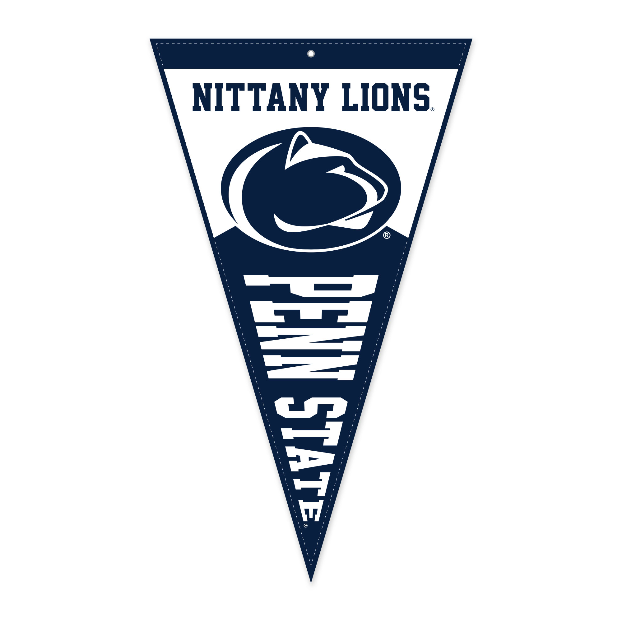 Jardine Penn State Nittany Lions 16" x 27" Pennant Shape Golf Towel with Magnetic Clip