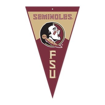 "Jardine Florida State Seminoles 16"" x 27"" Pennant Shape Golf Towel with Magnetic Clip"