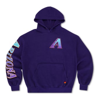 Unisex Aviator Nation x MLB Purple Arizona Diamondbacks Relaxed Tri-Blend Hoodie