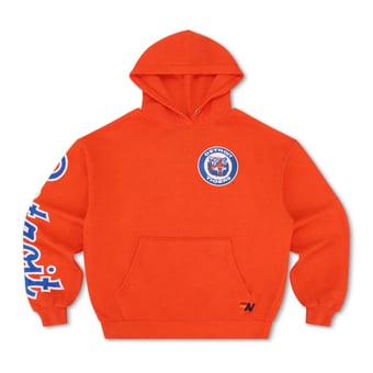 Unisex Aviator Nation x MLB Orange Detroit Tigers Relaxed Tri-Blend Hoodie