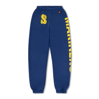 Unisex Aviator Nation x MLB Navy Seattle Mariners Tri-Blend Sweatpants