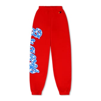 Unisex Aviator Nation x MLB Red Atlanta Braves Tri-Blend Sweatpants