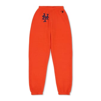 Unisex Aviator Nation x MLB Orange New York Mets Tri-Blend Sweatpants