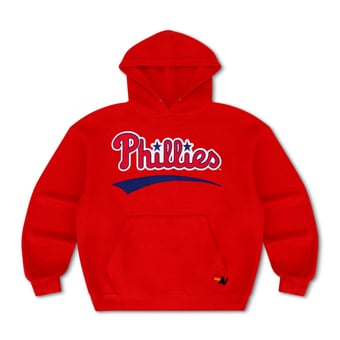 Unisex Aviator Nation x MLB Red Philadelphia Phillies Relaxed Tri-Blend Hoodie