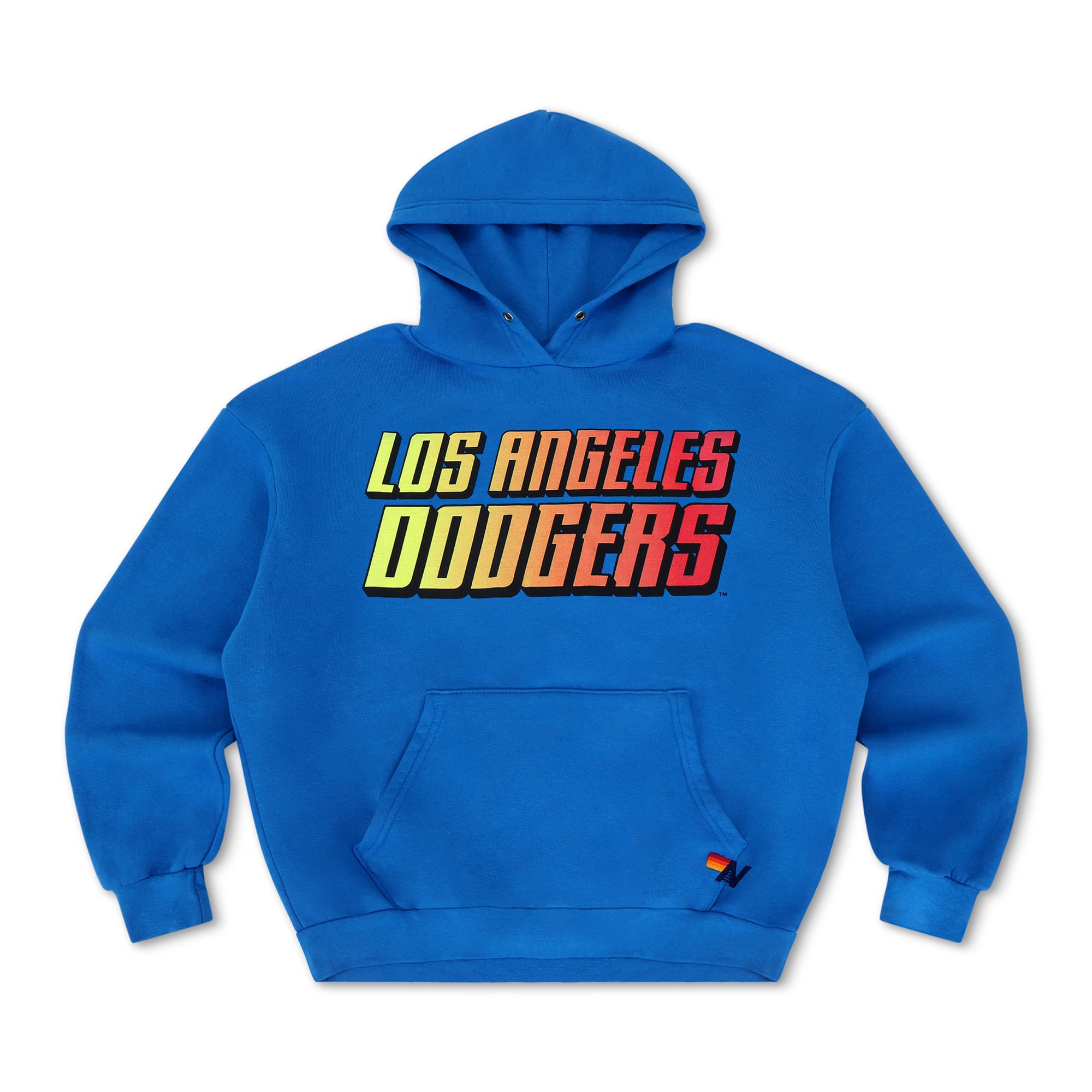 Unisex Aviator Nation x MLB Royal Los Angeles Dodgers Relaxed Tri-Blend Hoodie
