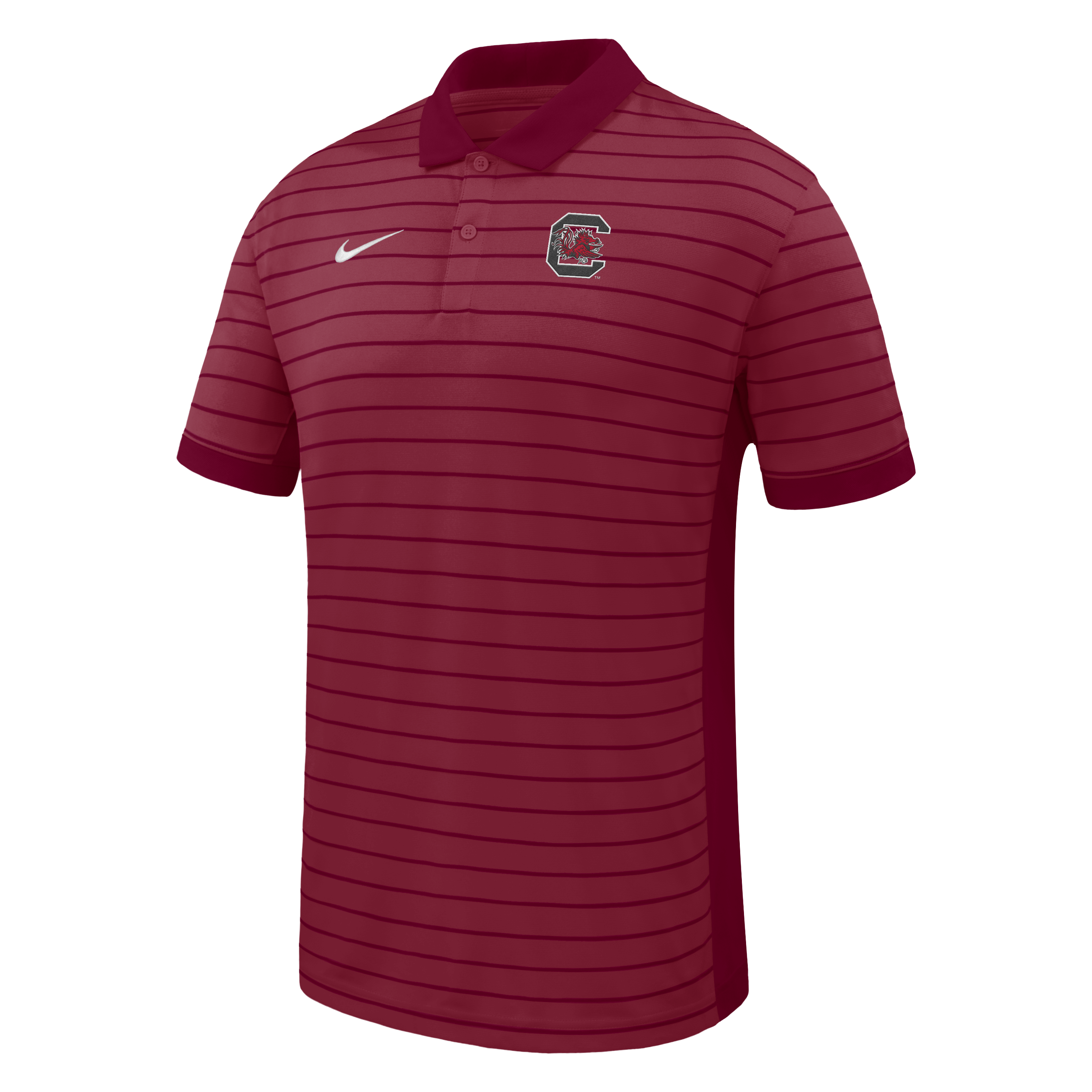 Men's Nike  Garnet South Carolina Gamecocks Dri-FIT Victory Stripe Polo