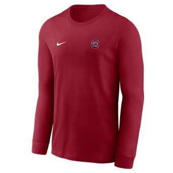 Men's Nike Garnet South Carolina Gamecocks Logo Legend Dri-FIT Long Sleeve T-Shirt