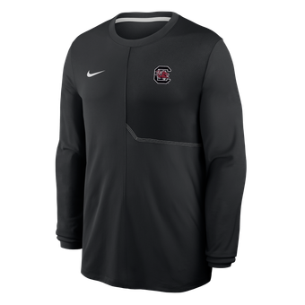 Men's Nike  Black South Carolina Gamecocks Sideline Coaches UV Dri-FIT Long Sleeve Shirt