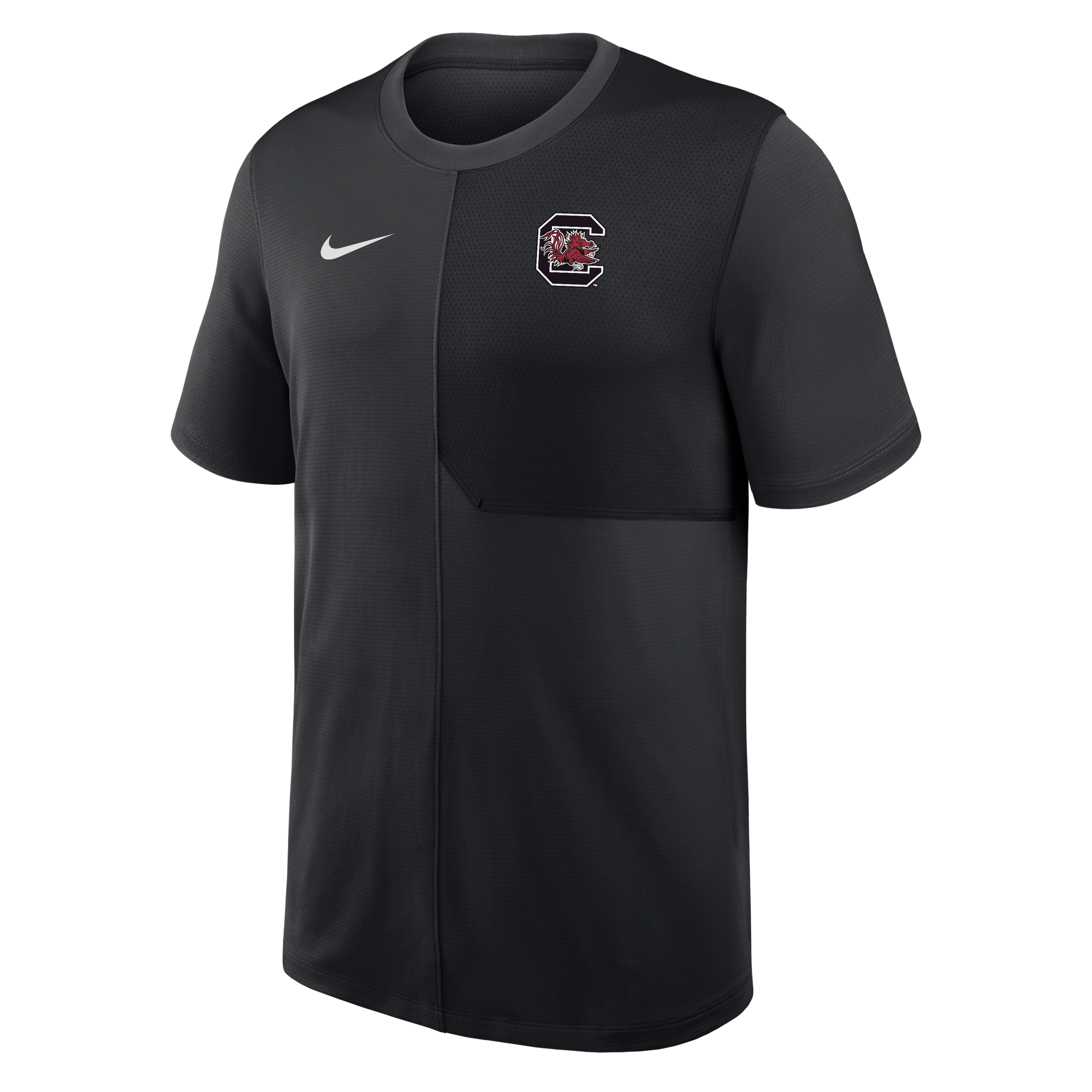 Men's Nike Black South Carolina Gamecocks Sideline UV Dri-FIT Coaches Shirt