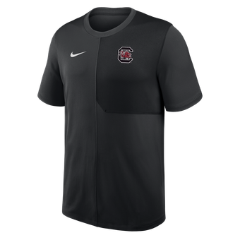 Men's Nike  Black South Carolina Gamecocks Sideline UV Dri-FIT Coaches Shirt