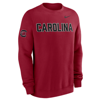 Men's Nike Garnet South Carolina Gamecocks Club Fleece Sweatshirt