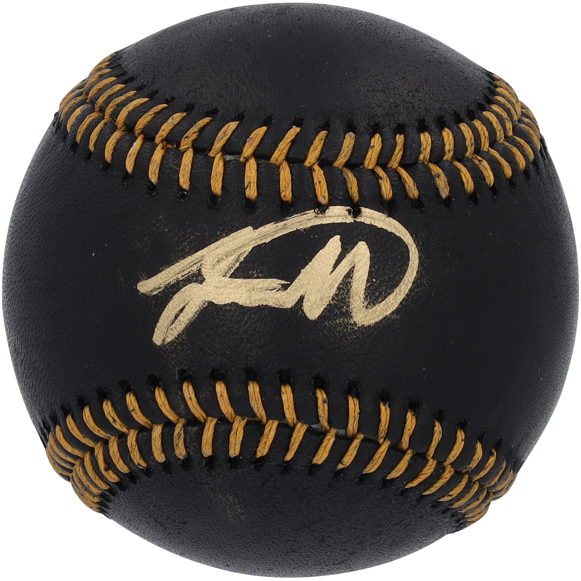 Jackson Merrill San Diego Padres Autographed Black Leather Baseball