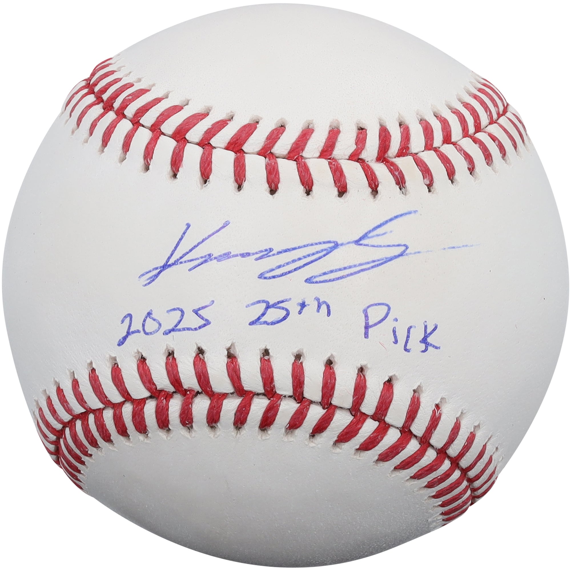 Kruz Schoolcraft San Diego Padres Autographed Baseball with "2025 25th Pick" Inscription