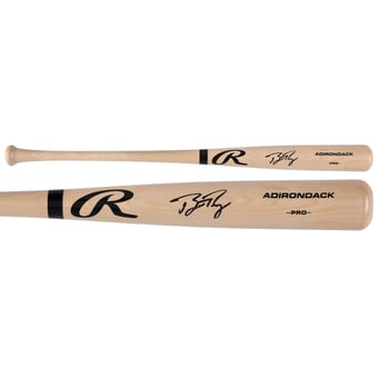 Buster Posey San Francisco Giants Autographed Blonde Rawlings Pro Bat