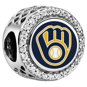 Pandora Milwaukee Brewers Color Button Charm