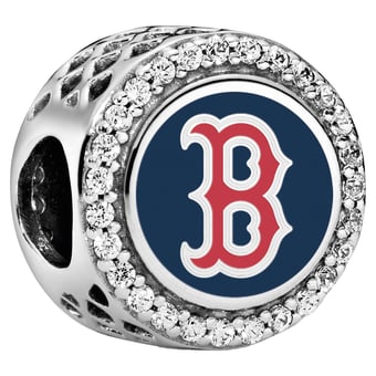 Pandora Boston Red Sox Color Button Charm