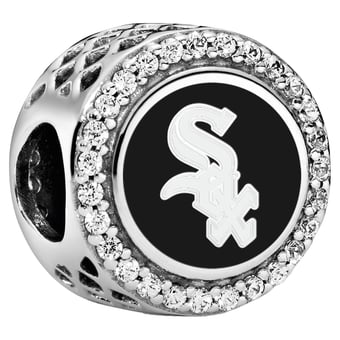 Pandora Chicago White Sox Color Button Charm