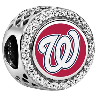 Pandora Washington Nationals Color Button Charm