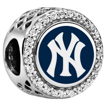 Pandora New York Yankees Color Button Charm