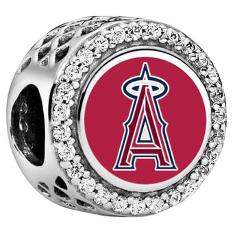 Pandora Los Angeles Angels Color Button Charm
