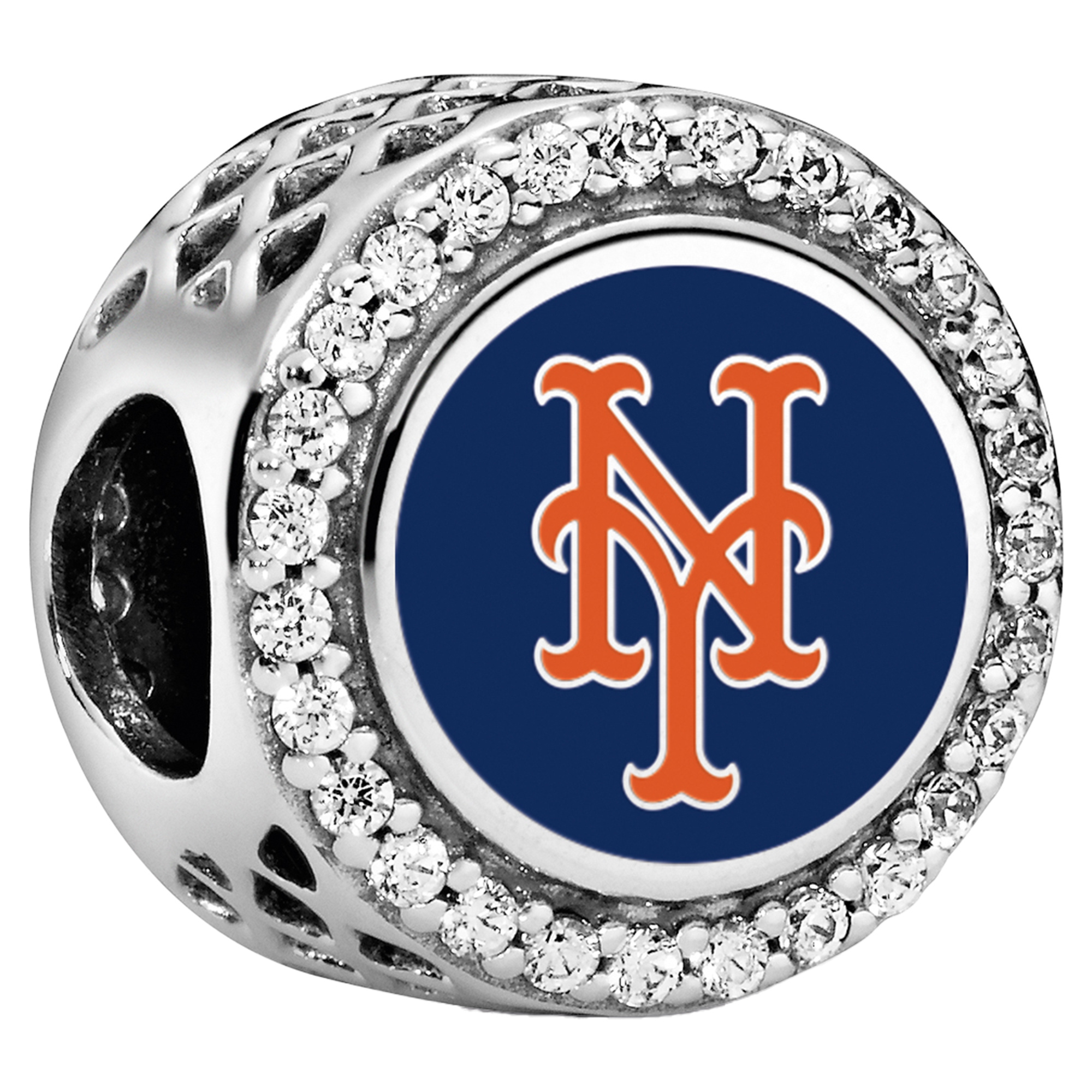Pandora New York Mets Color Button Charm