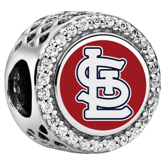 Pandora St. Louis Cardinals Color Button Charm
