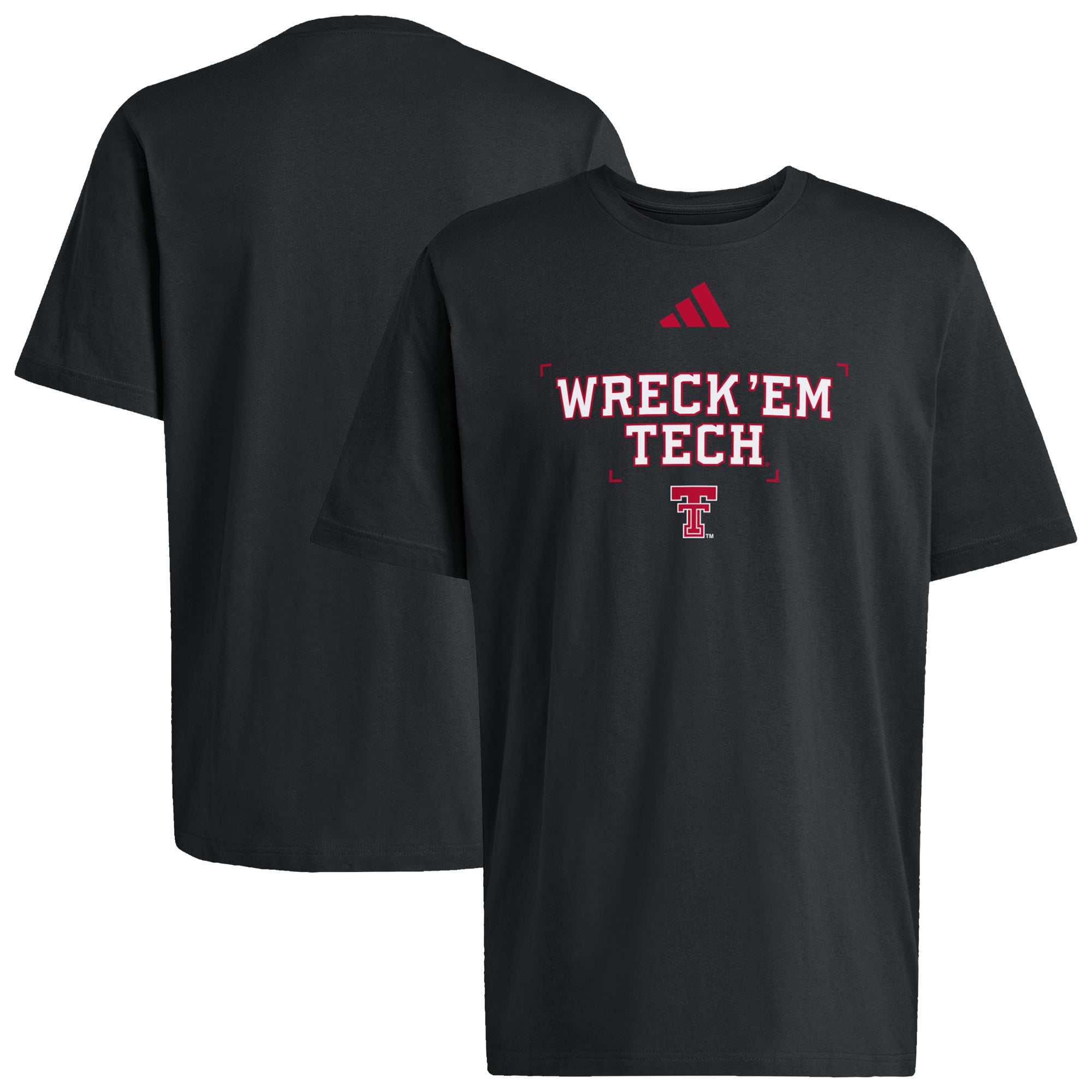 Men's adidas Black Texas Tech Red Raiders Graphic T-Shirt