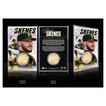 Highland Mint Paul Skenes Pittsburgh Pirates Limited Edition Bronze Coin with Acrylic Holder