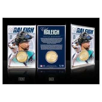 Highland Mint Cal Raleigh Seattle Mariners Limited Edition Bronze Coin with Acrylic Holder
