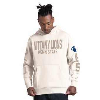 Men's Starter Cream Penn State Nittany Lions Locker Room Hoodie
