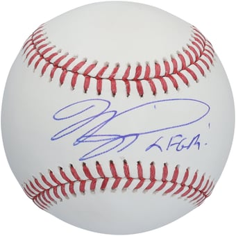 Mike Piazza New York Mets Autographed Baseball with "LFGM!" Inscription