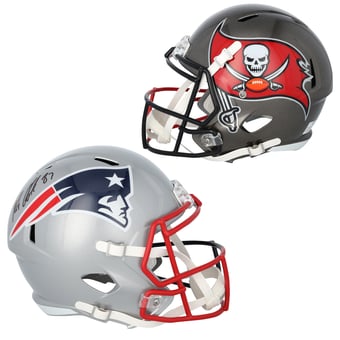 Rob Gronkowski Autographed Riddell Speed Replica Helmet