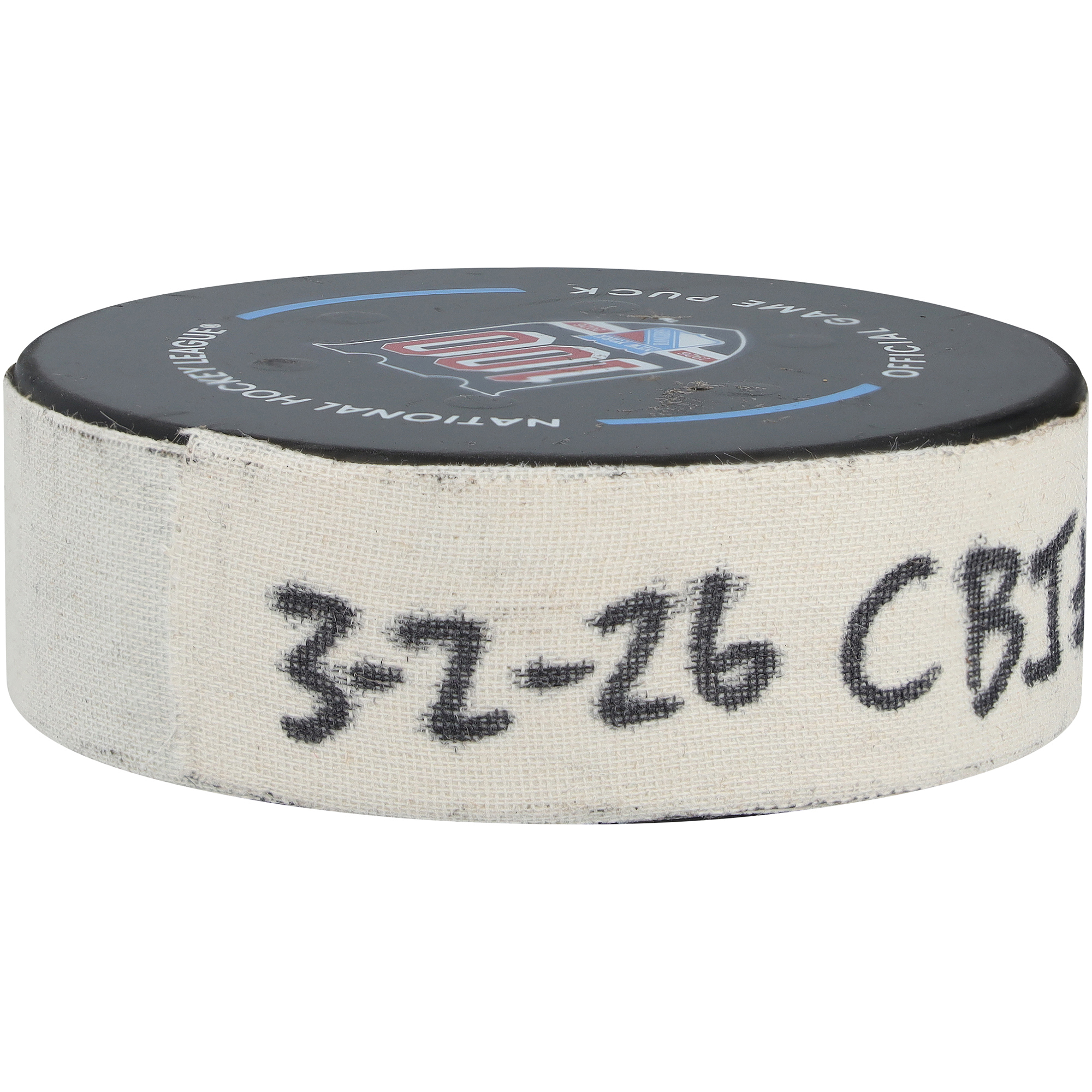 Sean Monahan Columbus Blue Jackets Game-Used Goal Puck from March 2, 2026 vs. New York Rangers