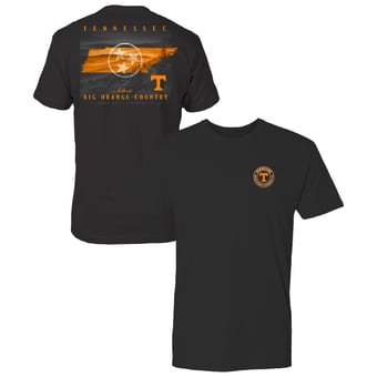 Men's Great State Clothing  Black Tennessee Volunteers Big Country T-Shirt