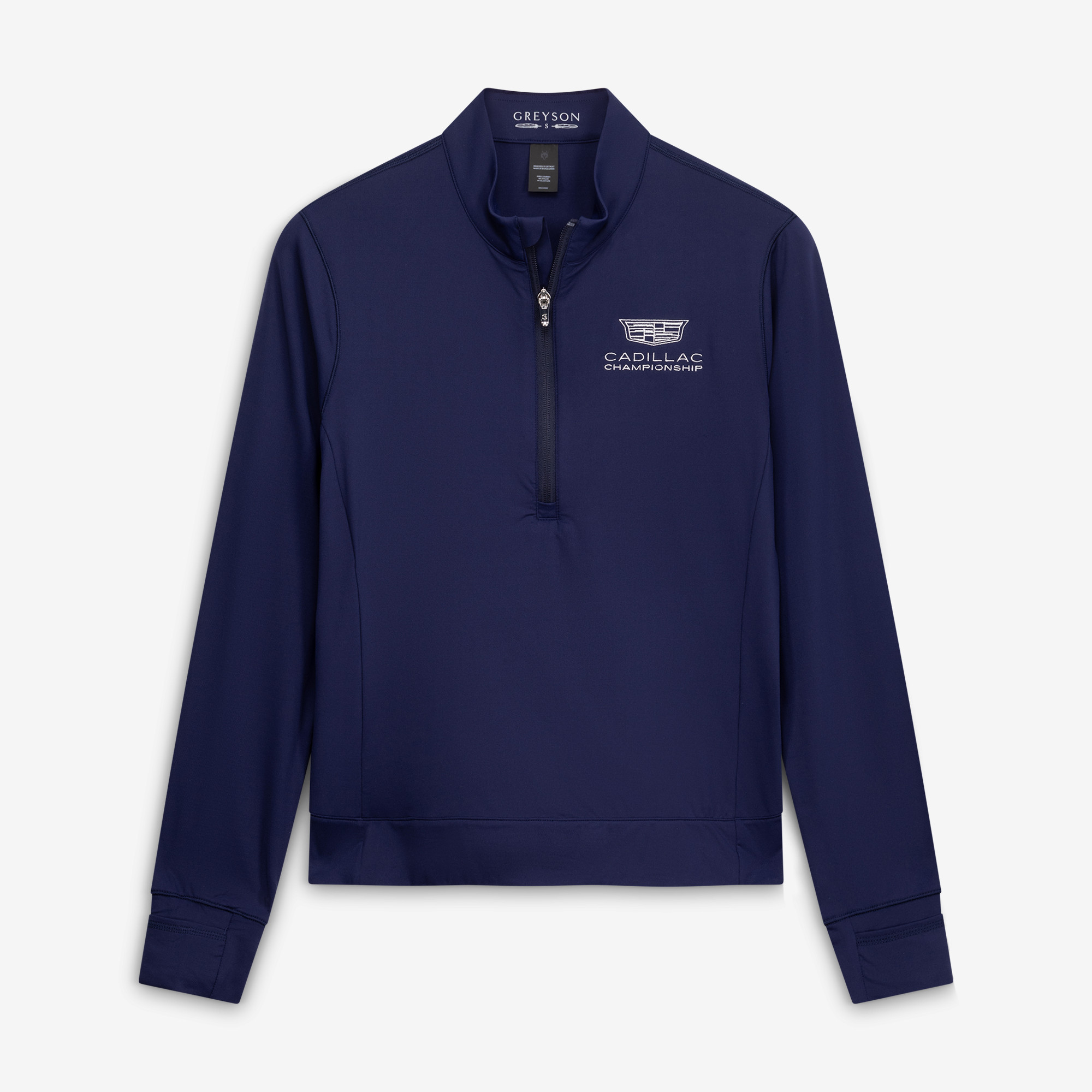 Women’s Greyson Clothiers Navy Cadillac Championship Halley II Quarter-Zip Pullover Women’s Greyson Clothiers Navy Cadillac Championship Halley II Quarter-Zip Pullover