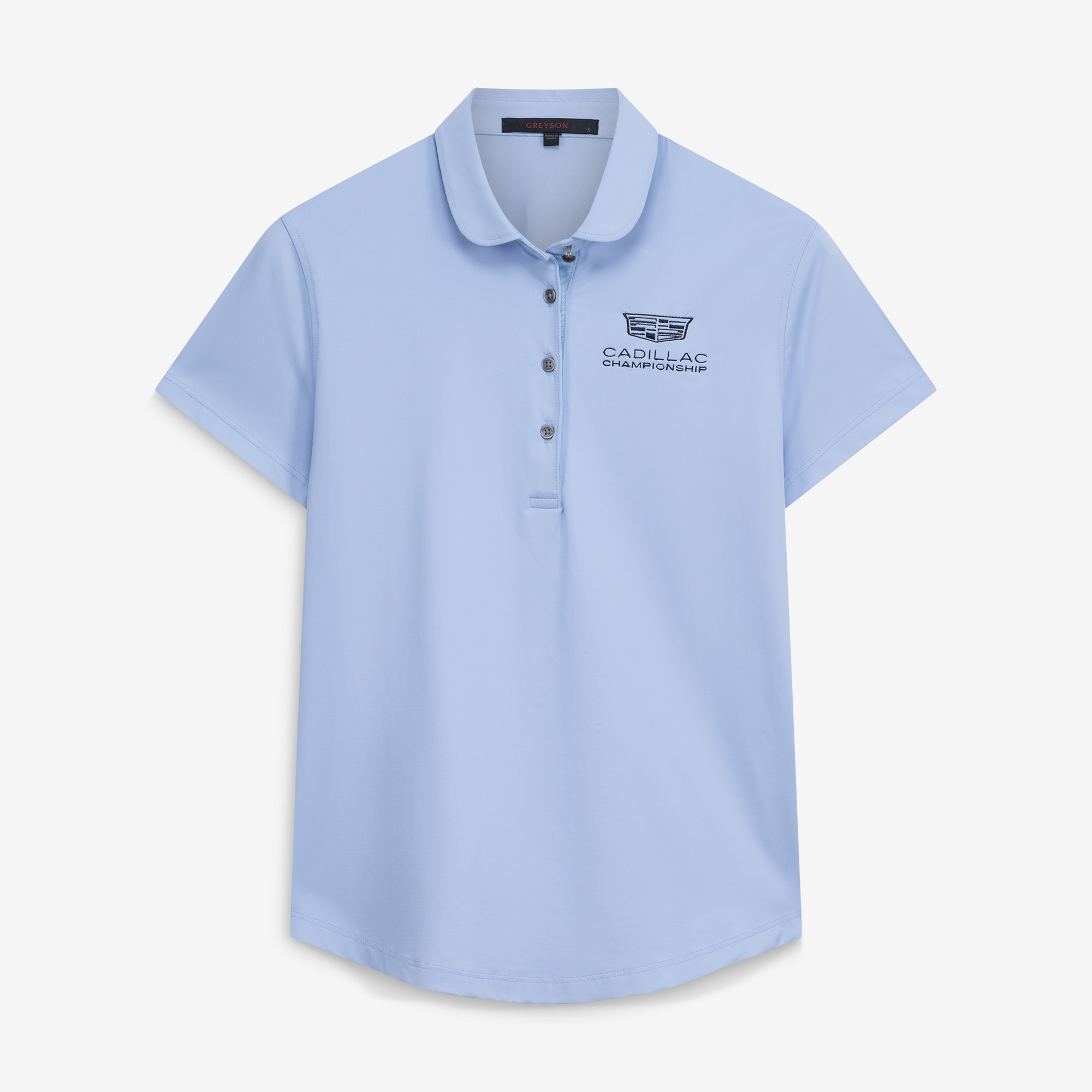 Women’s Greyson Clothiers Light Blue Cadillac Championship Scarlett Polo Women’s Greyson Clothiers Light Blue Cadillac Championship Scarlett Polo