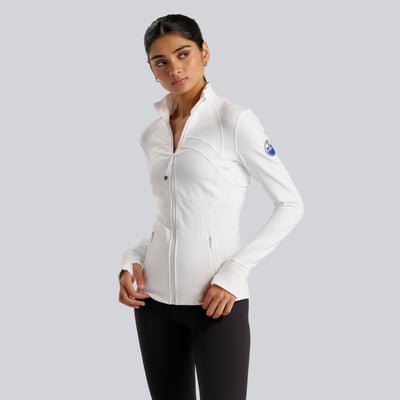 Women's lululemon White Edmonton Oilers Define Jacket *Luon™