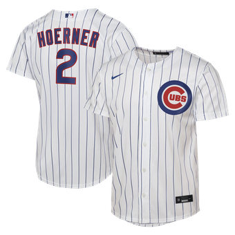 Men's Nike Nico Hoerner White Chicago Cubs Home Replica Jersey