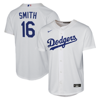 Men's Nike Will Smith White Los Angeles Dodgers Home Replica Jersey